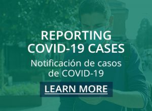 Reporting COVID-19 cases iamge