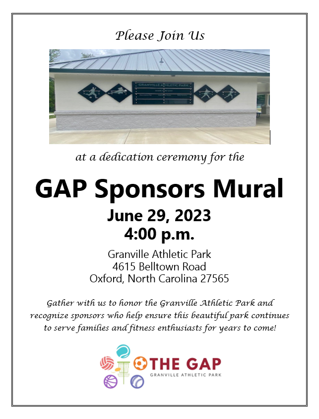GAP Sponsor Mural Dedication @ Granville Athletic Park