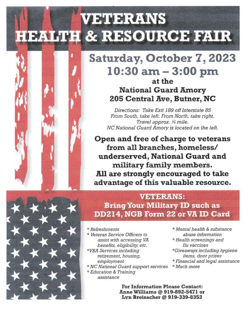 Veterans Health and Resource Fair @ National Guard Armory