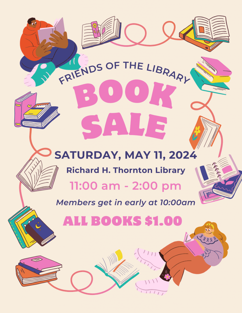 Friends of the Library Book Sale @ Richard H. Thornton Library